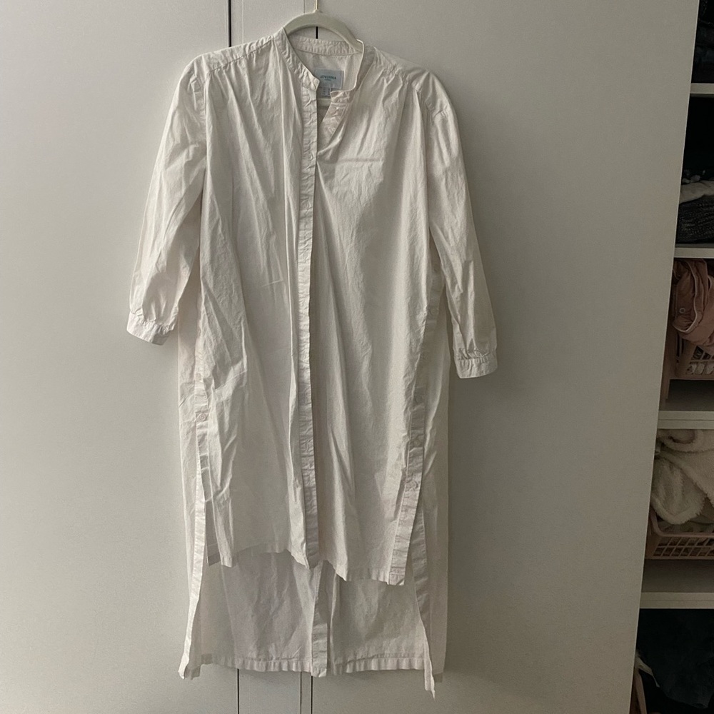 White split hem tunic - Picture 2 of 3